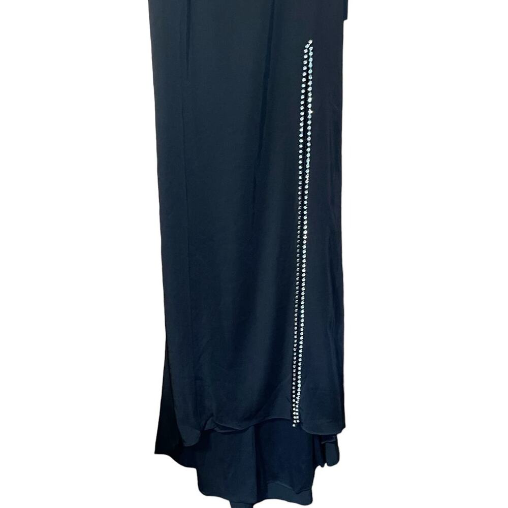 Mac Duggal NEW Size 10 Beaded Strap Sweetheart Neckline Gown Black 55706 NWT - Picture 6 of 11